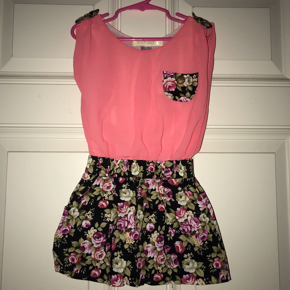 GIRLS FLORAL DRESS